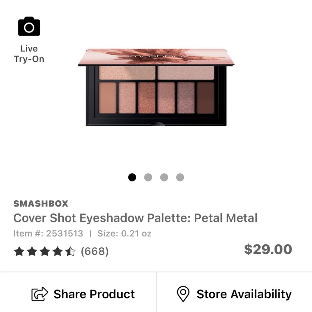Smash box eyeshadow